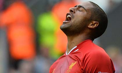 Sao Liverpool có nguy cơ vắng mặt ở World Cup 2014